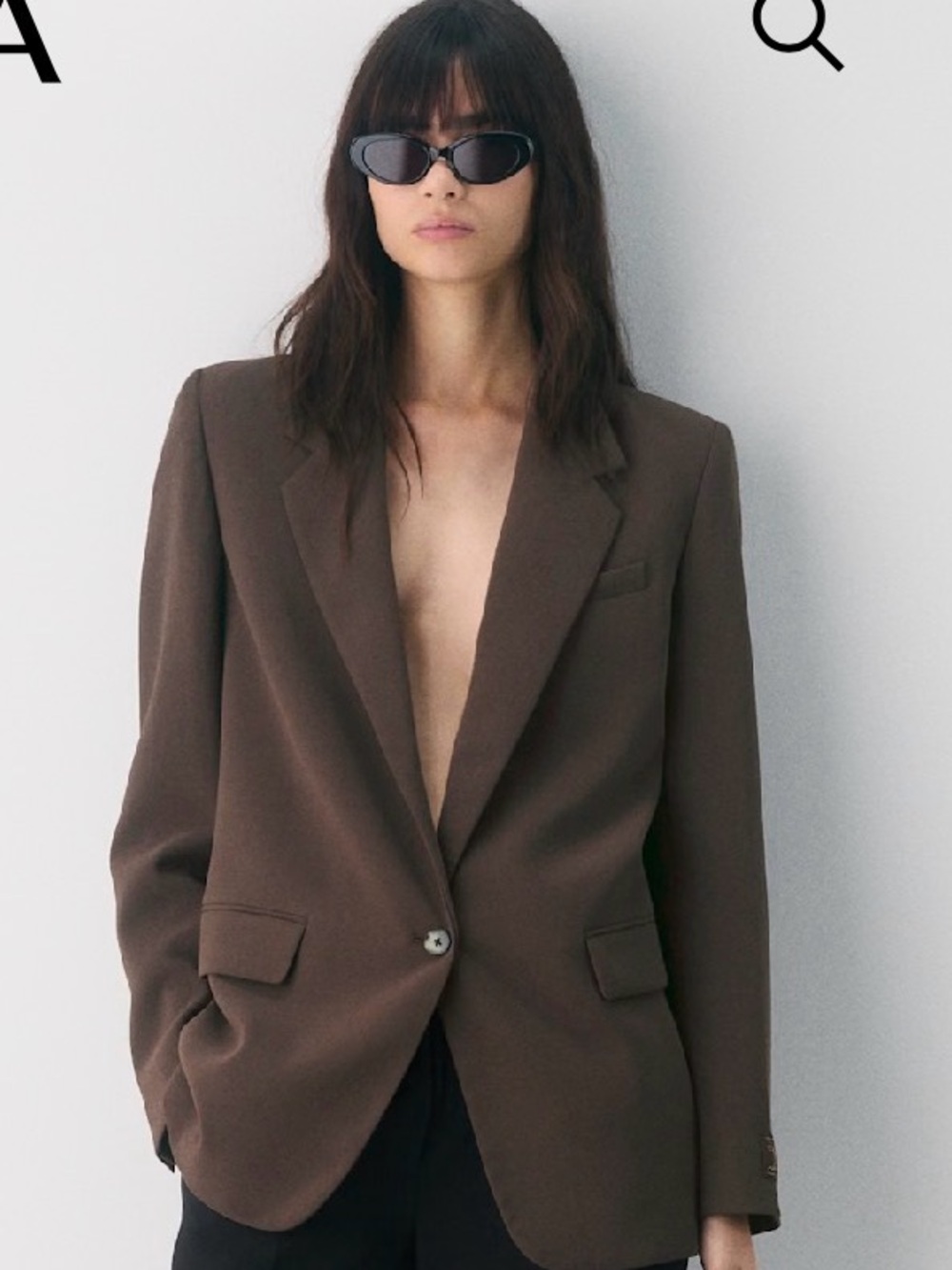 WILFRED Blazer size 2XS 🤎 crepette material